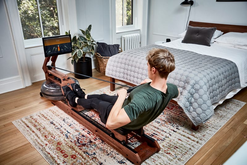 Ergatta rower in use 2