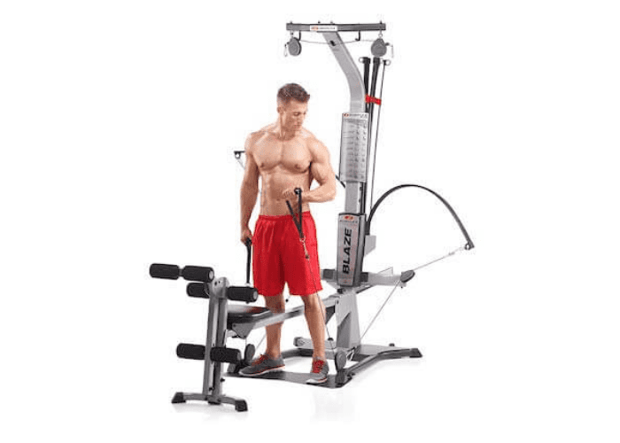 Man working out on the Bowflex Blaze