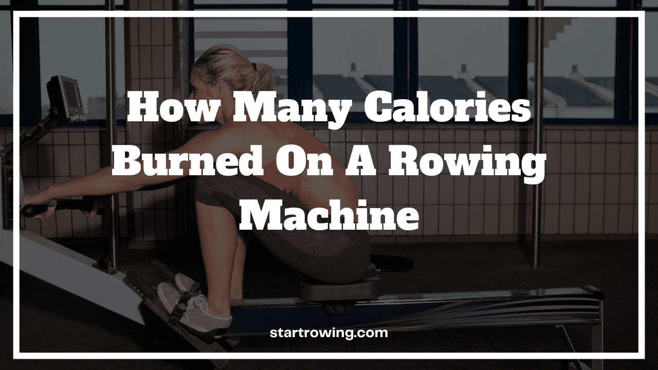 calories burned rowing