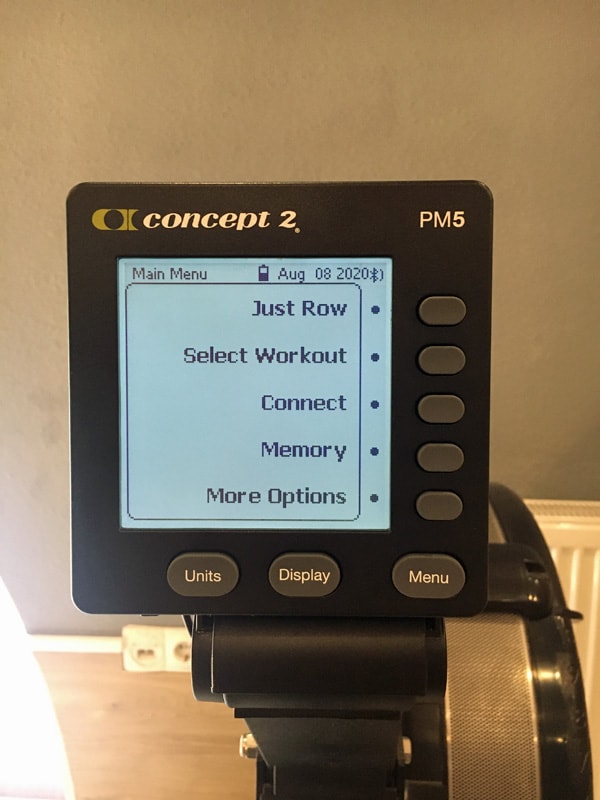 Concept2 PM5 monitor