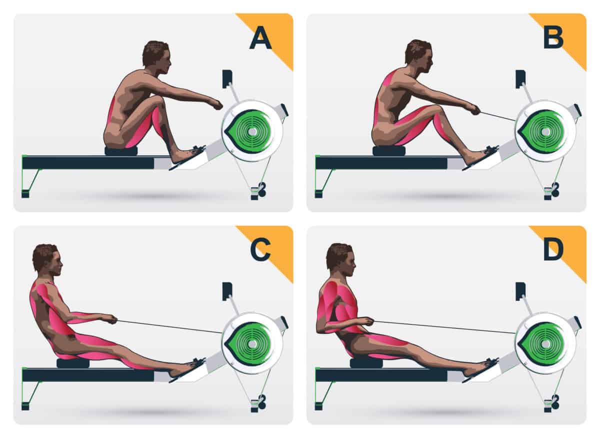 instructions on how to use a rowing machine