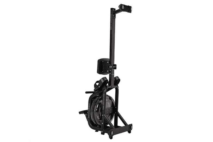 Obsidian Surge Water Rower stored vertically