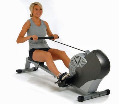 Woman rowing on Stamina ATS Air 1399 