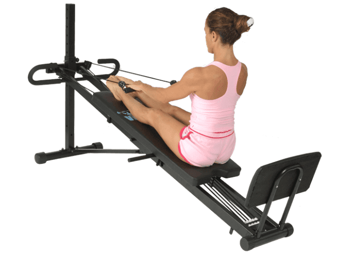 Woman using the Vigorfit 3000